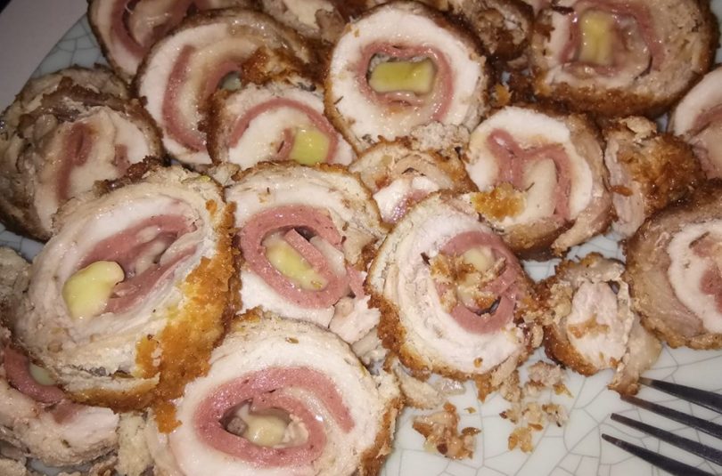 Low carb chicken cordon bleu’s