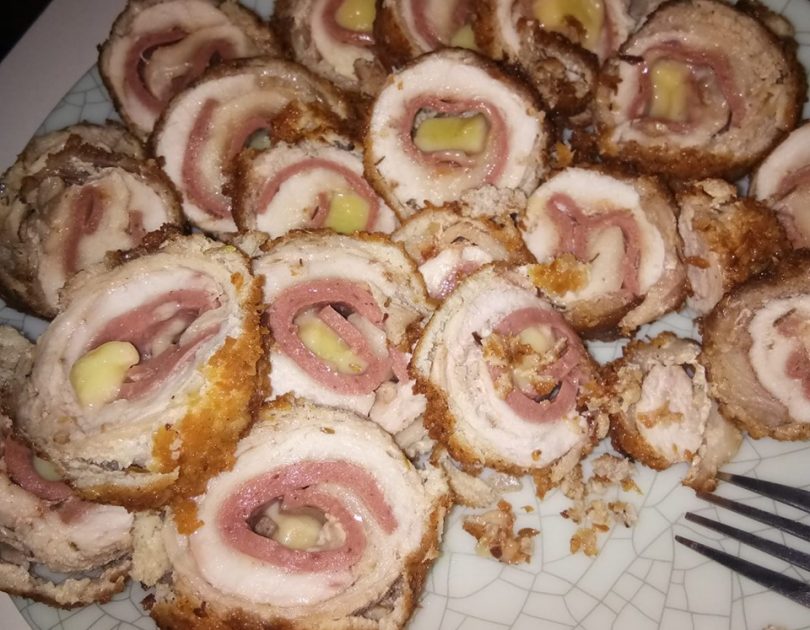 Low carb chicken cordon bleu’s