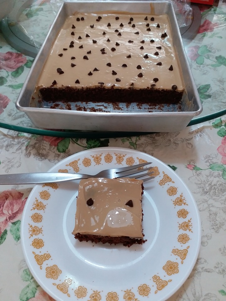 Keto Mocha Chocolate Cake