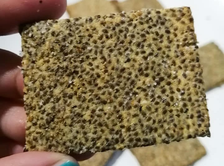 Low Carb Chia Seed Cracker