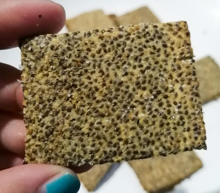 Low Carb Chia Seed Cracker