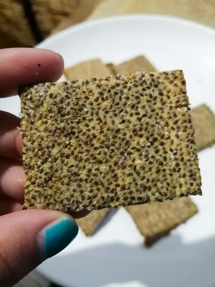 Low Carb Chia Seed Cracker