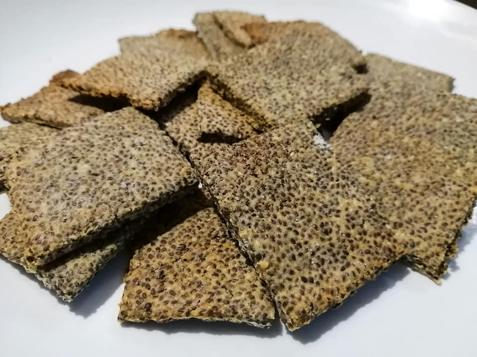 Low Carb Chia Seed Cracker