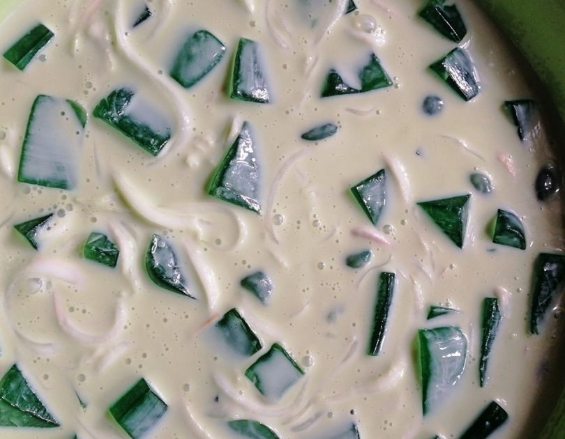 Low Carb Buko Pandan Gelatine