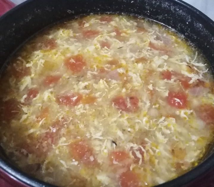 Low Carb Cabbage-Egg Drop Soup