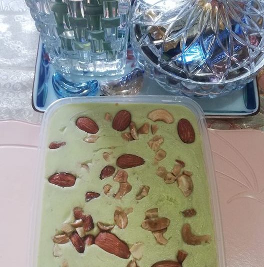 Homemade LC Avocado Ice Cream