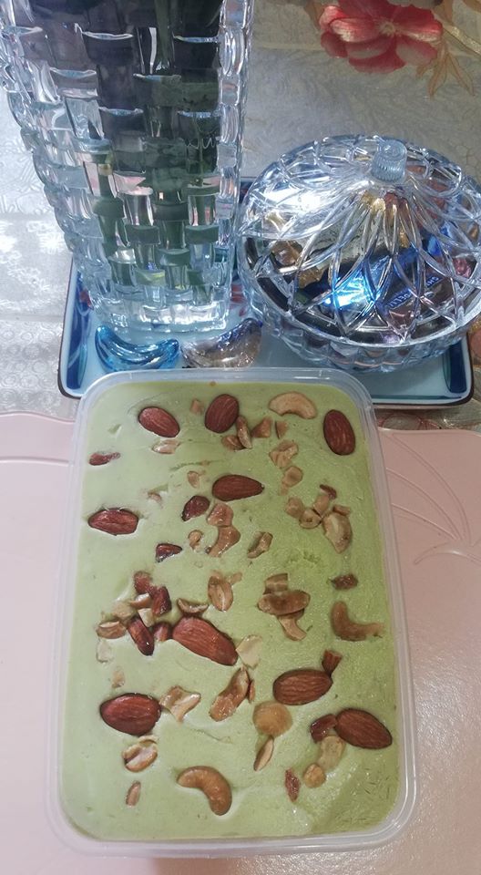 Homemade LC Avocado Ice Cream