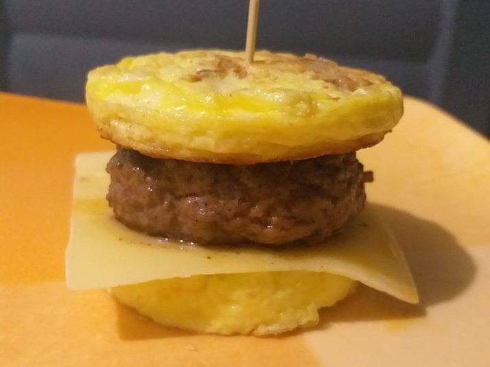 Low Carb Breakfast Burger