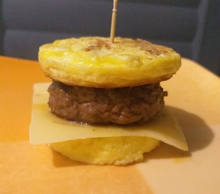 Low Carb Breakfast Burger