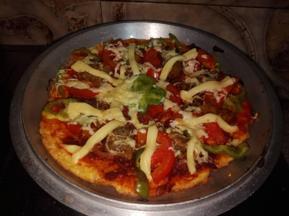 Low Carb Cabbage Pizza