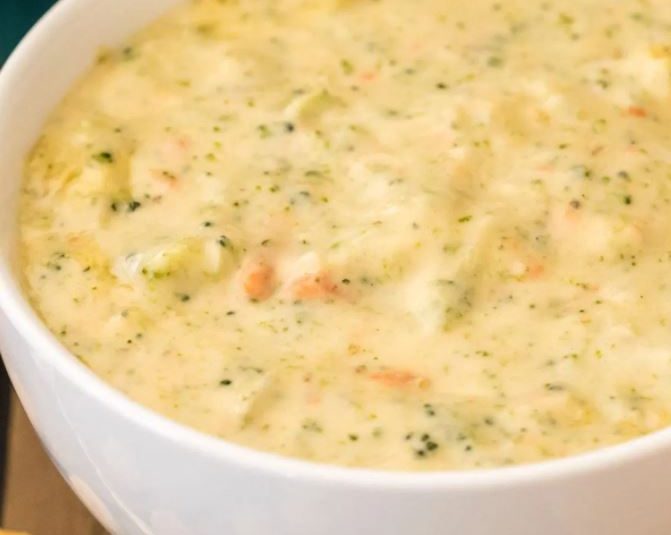 Low Carb Diet Menu Broccoli Cheese Soup