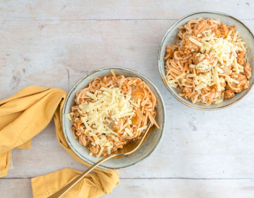 Low Carb Filipino Style Spaghetti