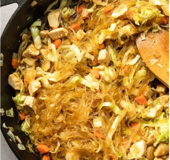 Low-carb Filipino pancit