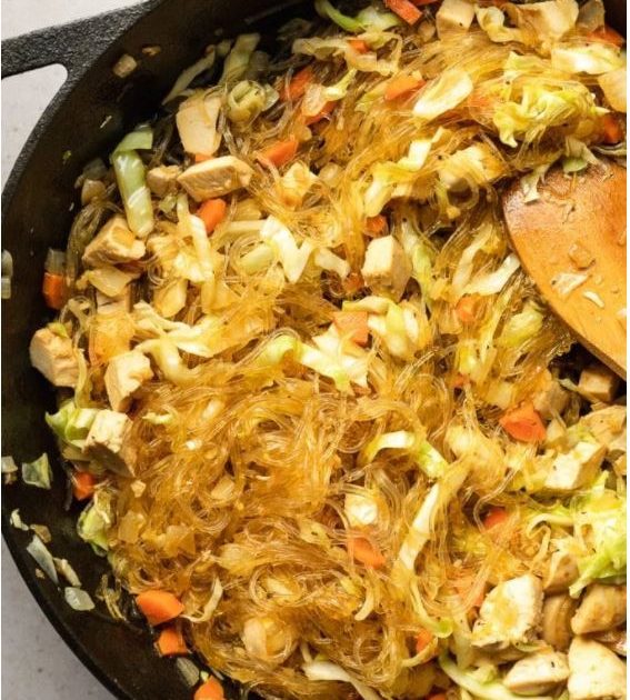 Low-carb Filipino pancit