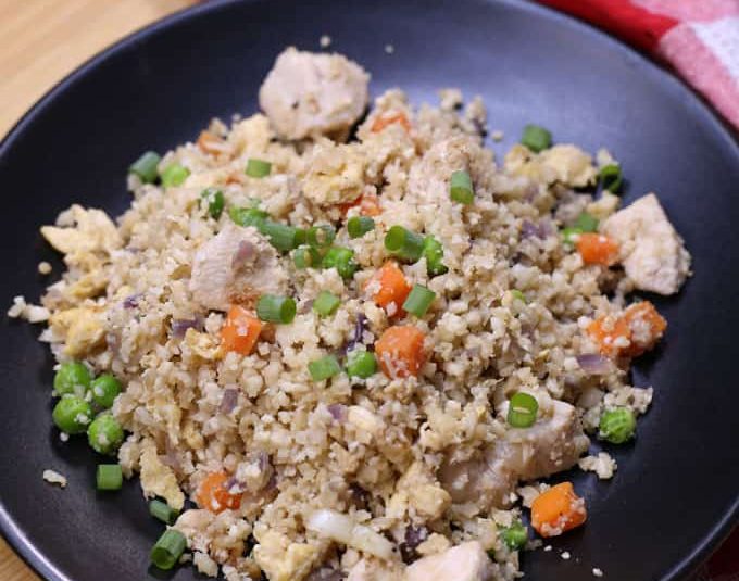 Low-carb Fried rice  Cauliflower