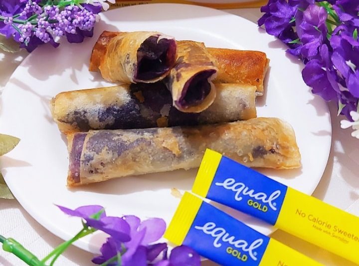 Sugar Free Lumpia Cassava Ube