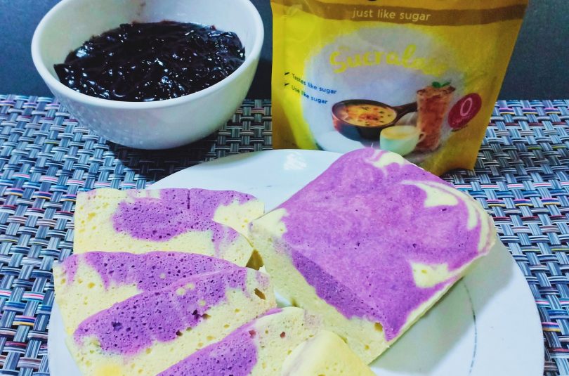 Lowcarb Ube Puto Marble