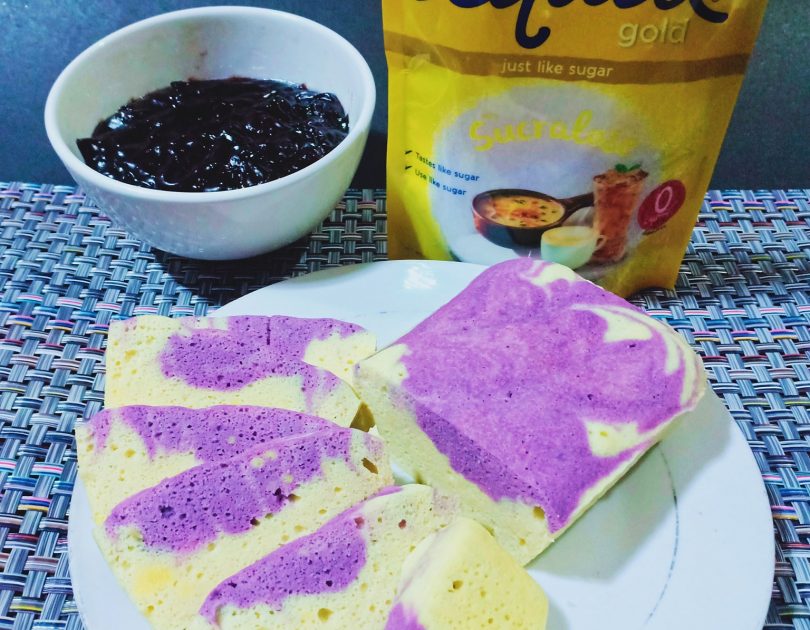 Lowcarb Ube Puto Marble