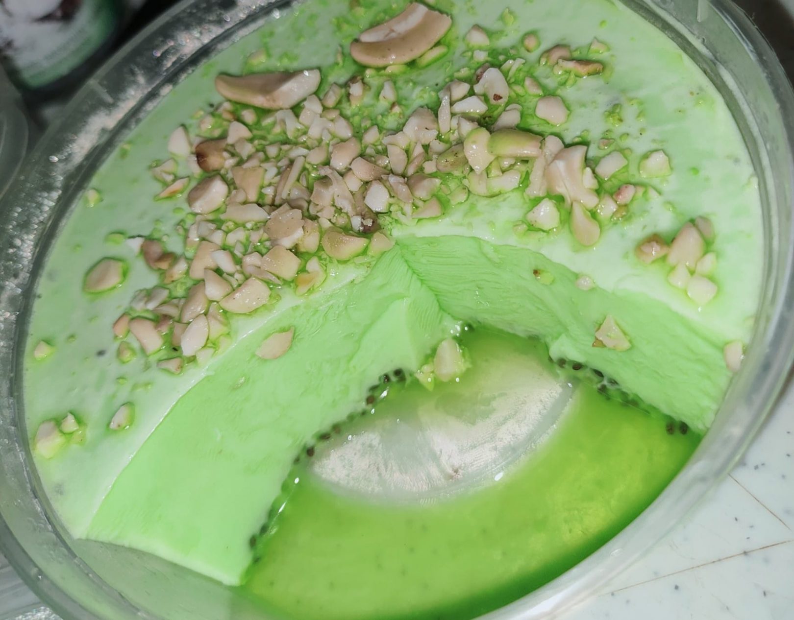 Low Carb Buko-Pandan Gelatin