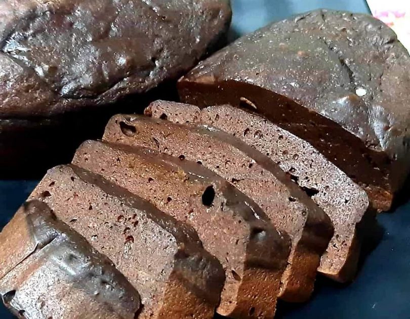 No bake Choco-Peanut butter Keto bread